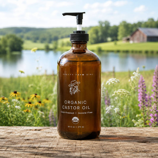 Pure Organic Cold Pressed Hexane-Free Castor Oil